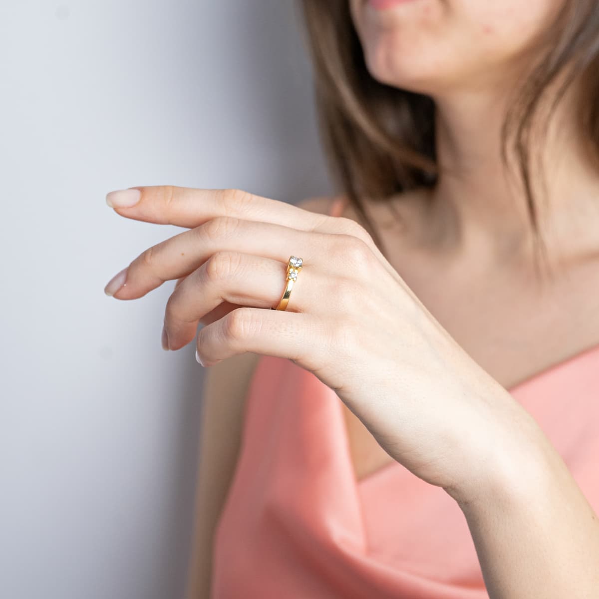 Women's Engagement Rings Gofas Gold