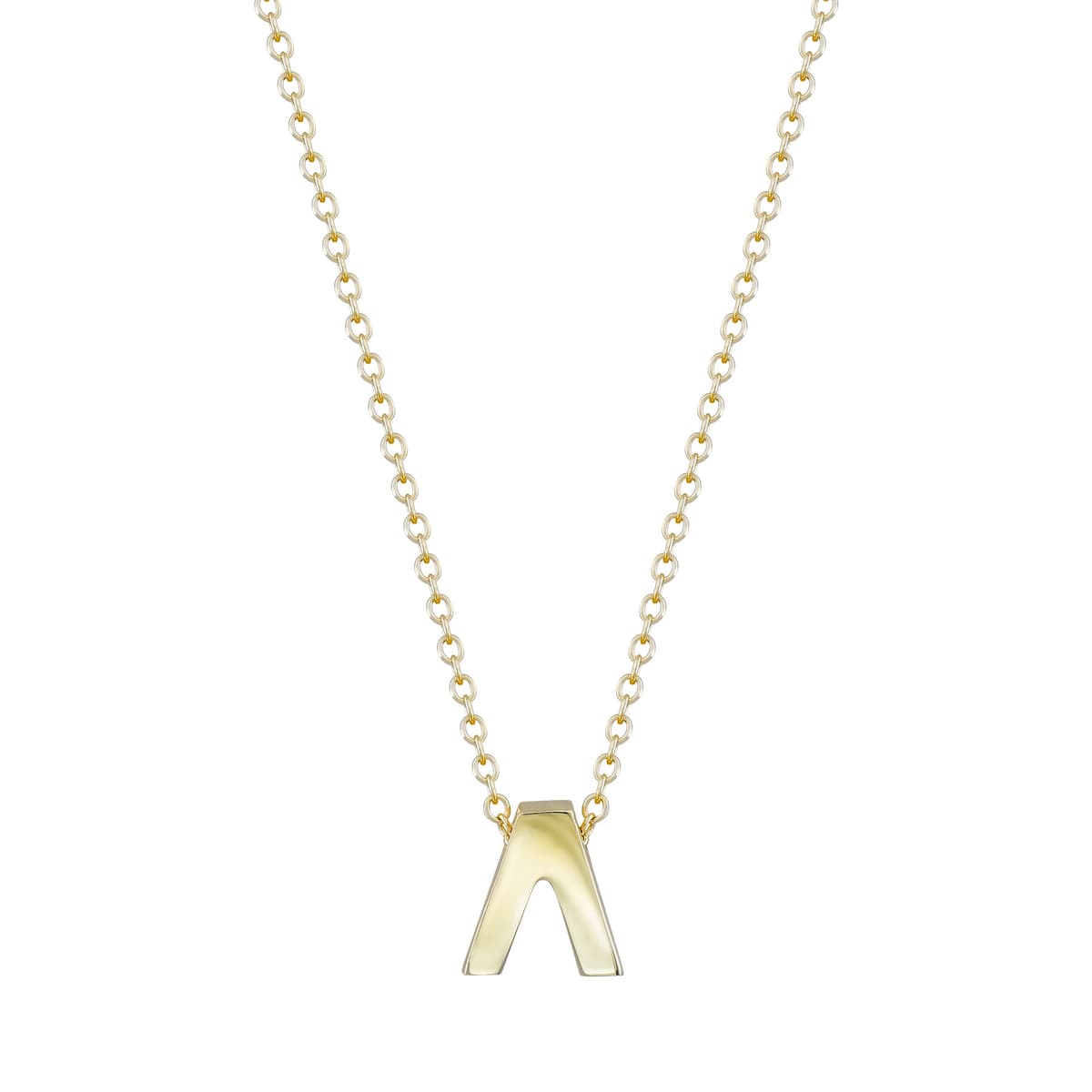 Μονόγραμμα Μενταγιόν “Λ” Από Κίτρινο Χρυσό 9 Καρατίων MG113531