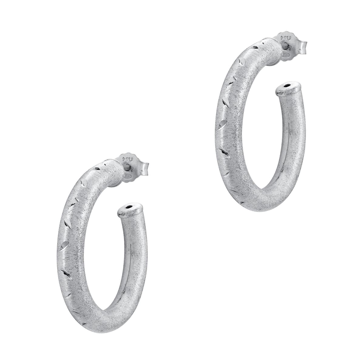 Women's Hoop Earrings Gofas Silver