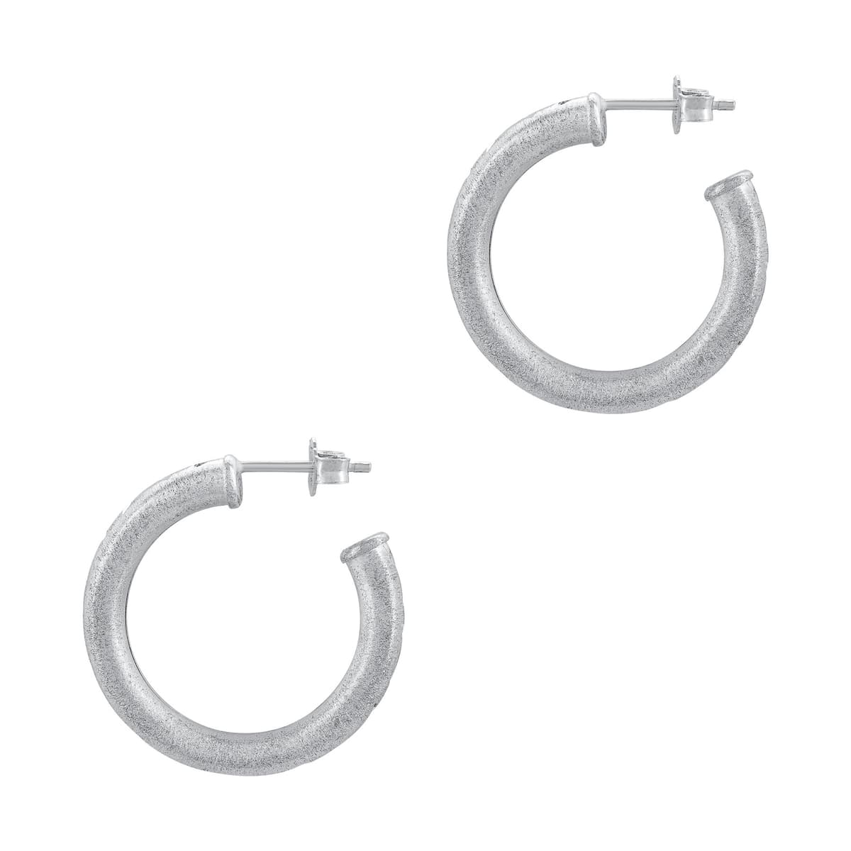 Women's Hoop Earrings Gofas Silver