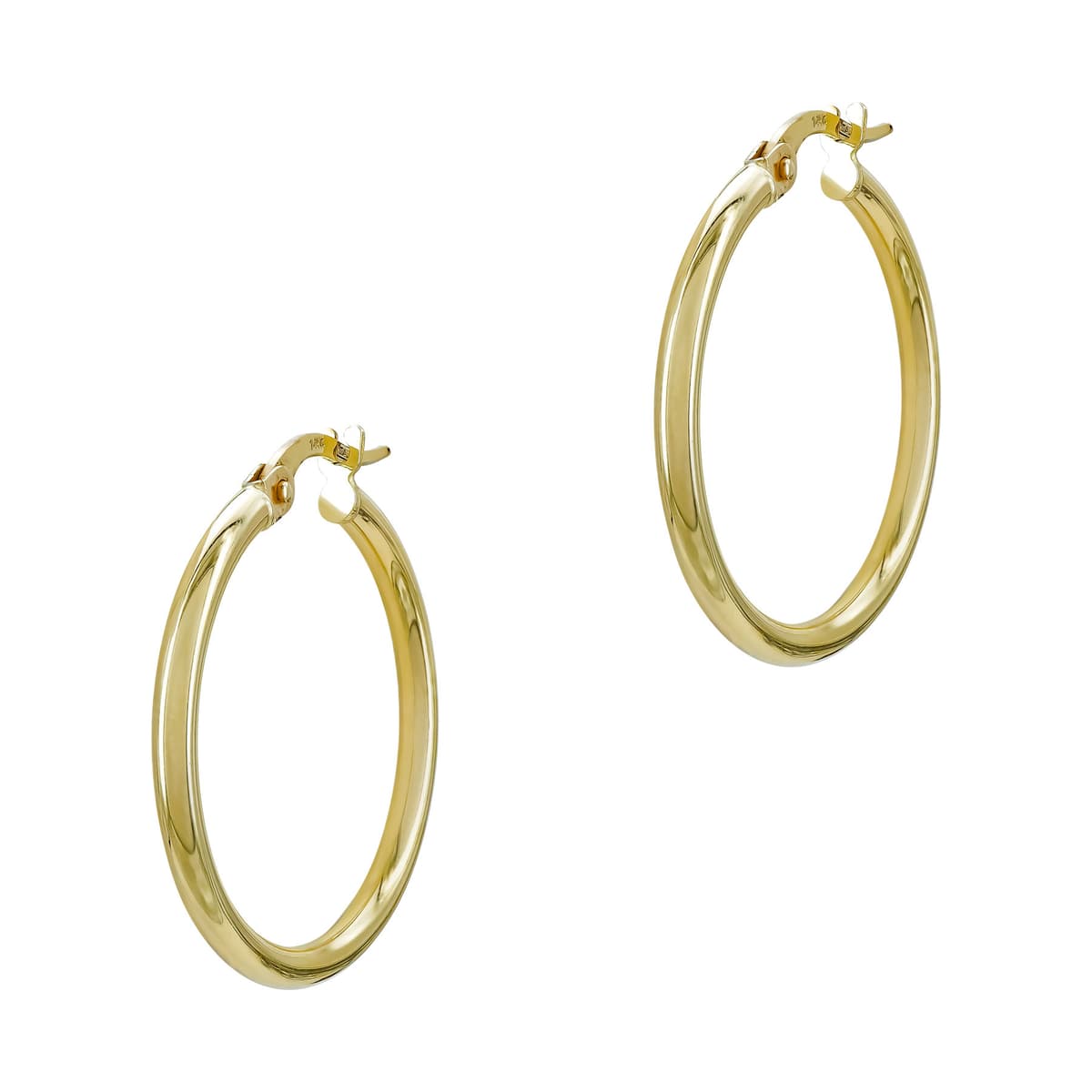 Σκουλαρίκια Κρίκοι από Κίτρινο Χρυσό 14 Καρατίων SK1586