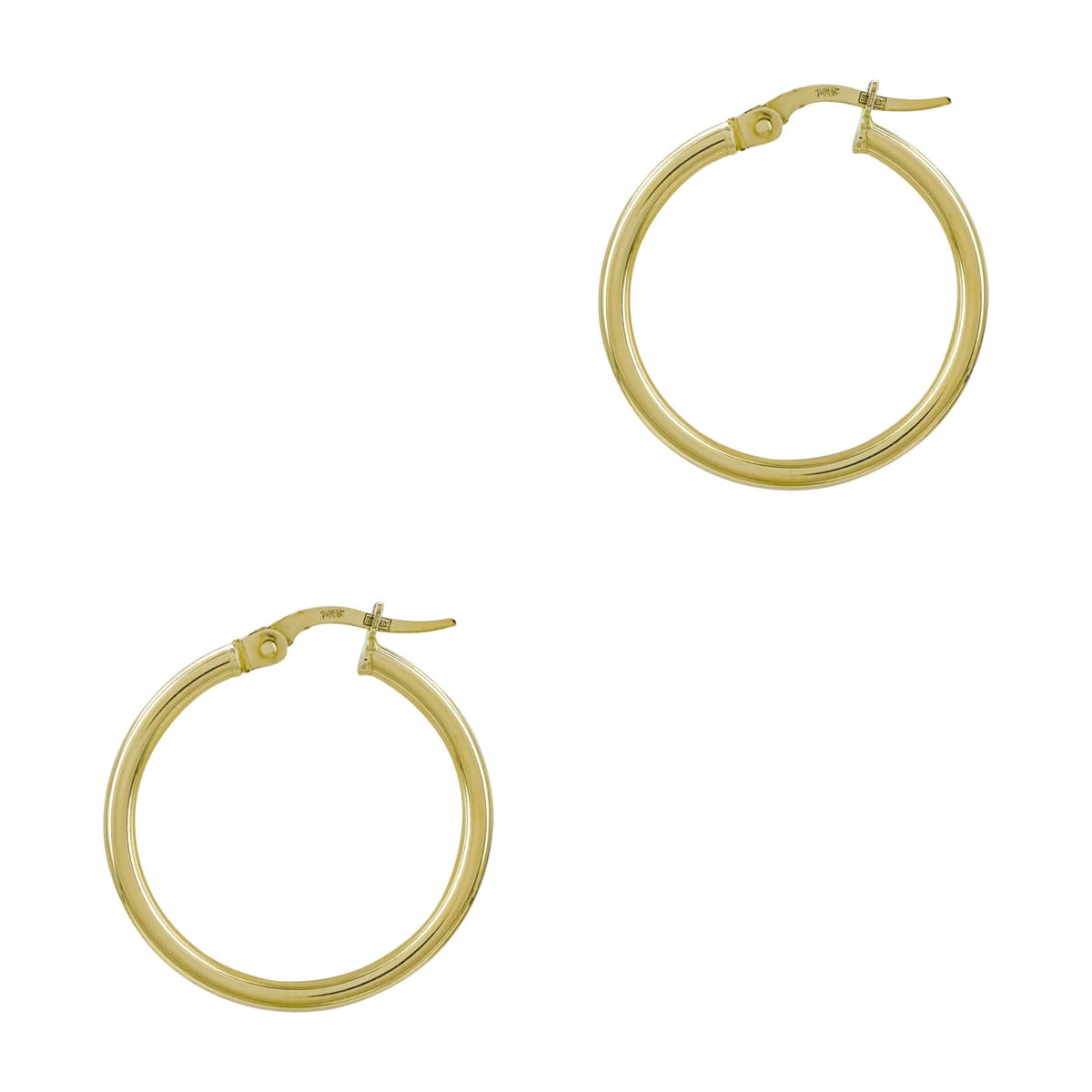 Women's Hoop Earrings Gofas Gold