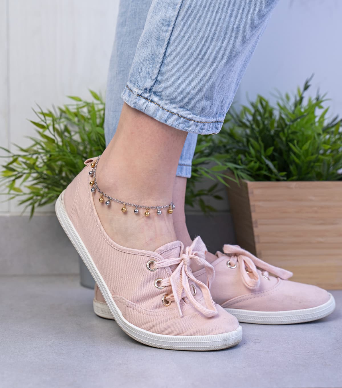 Women's Anklets Gofas Silver