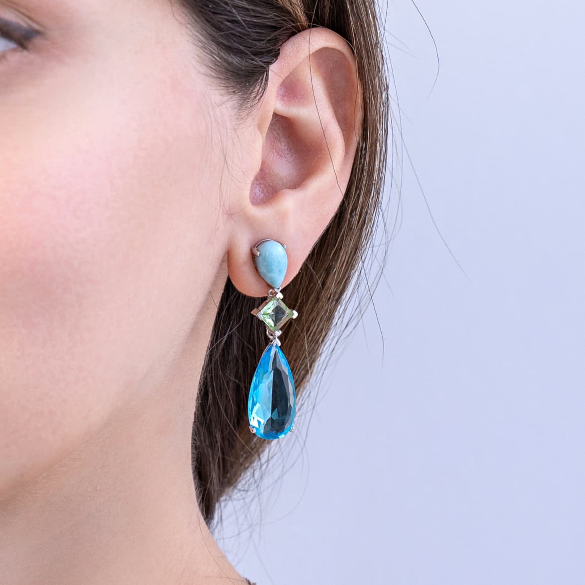 Women's Earrings LUXENTER Silver