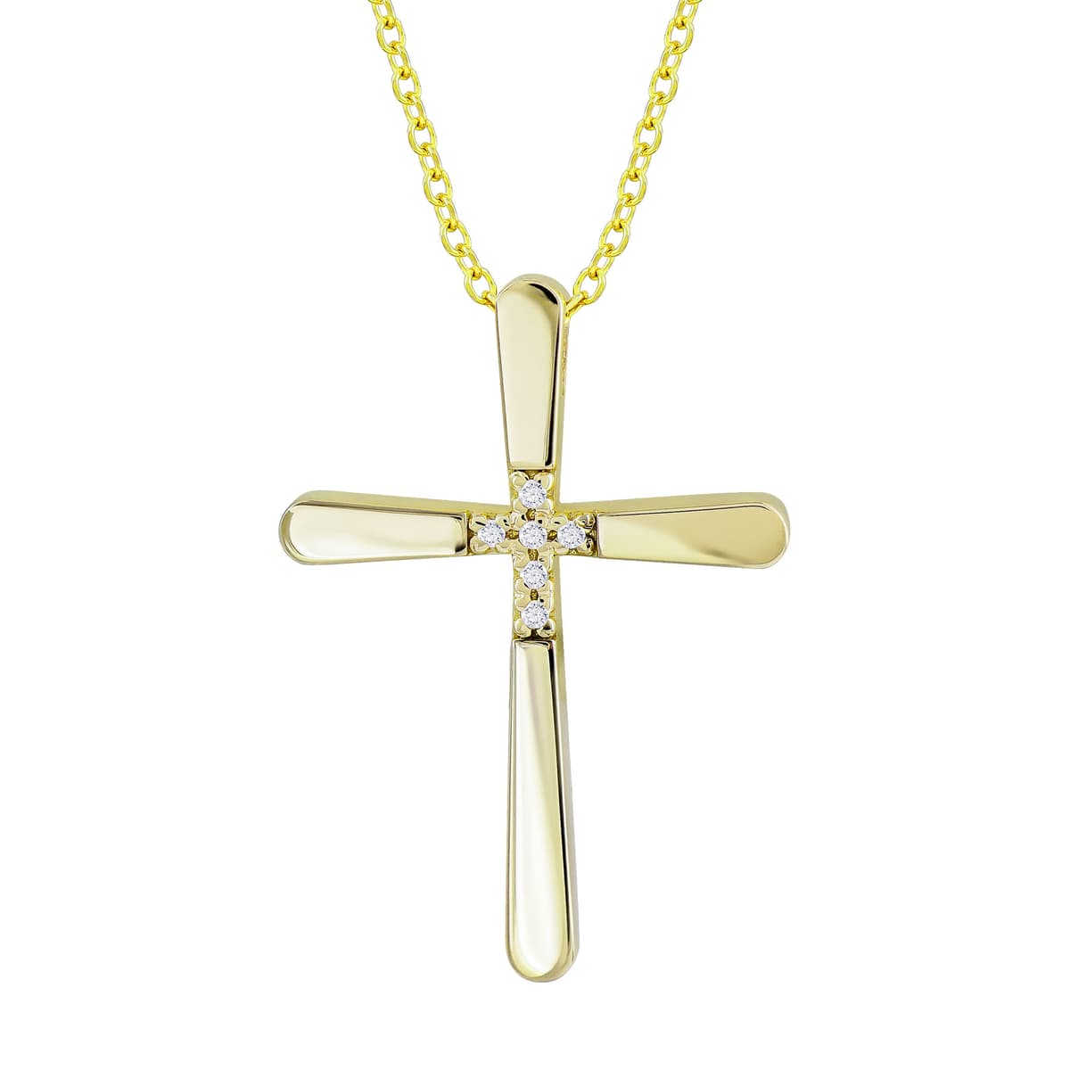 Girls' Baptism Crosses Gofas Gold