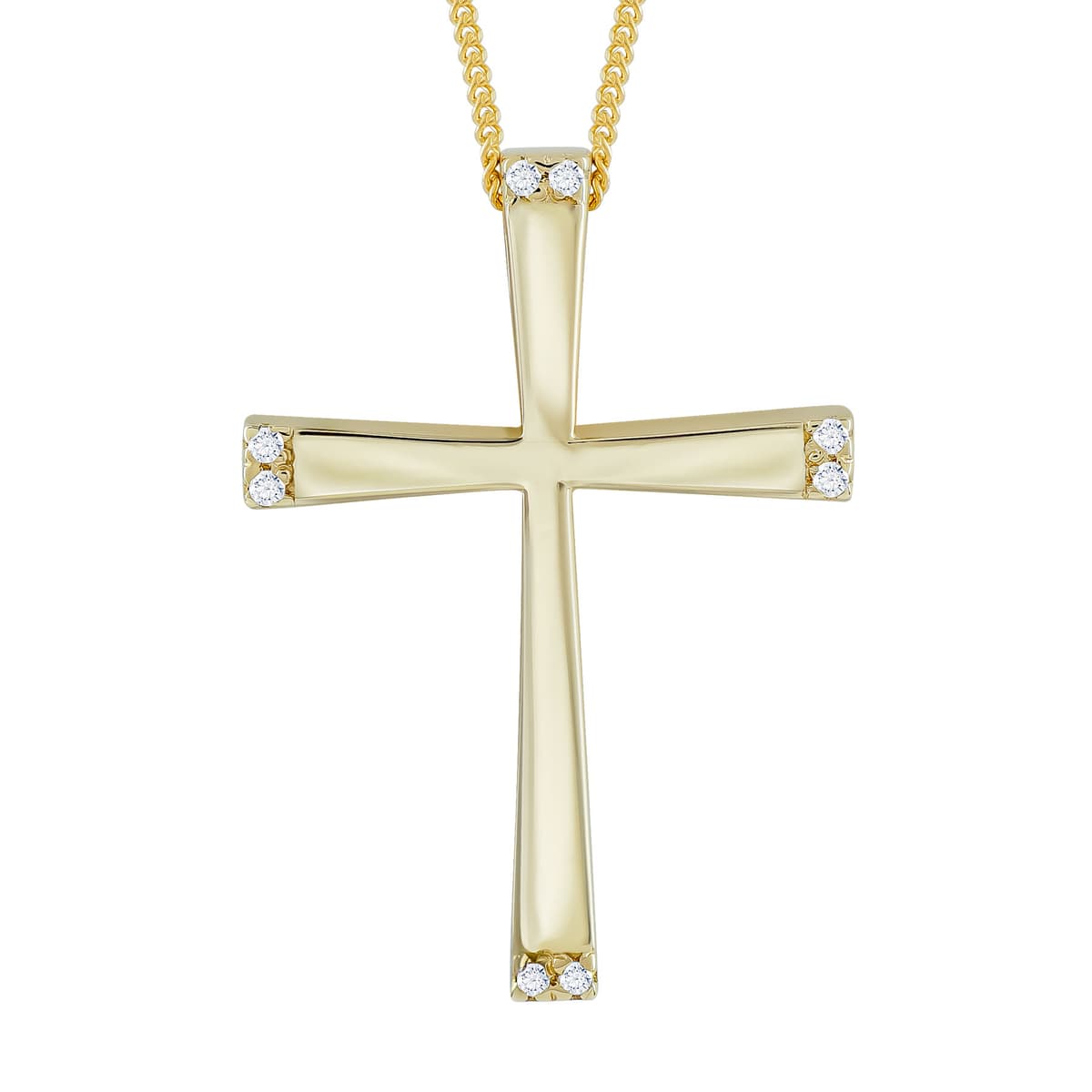 Girls' Baptism Crosses Gofas Gold