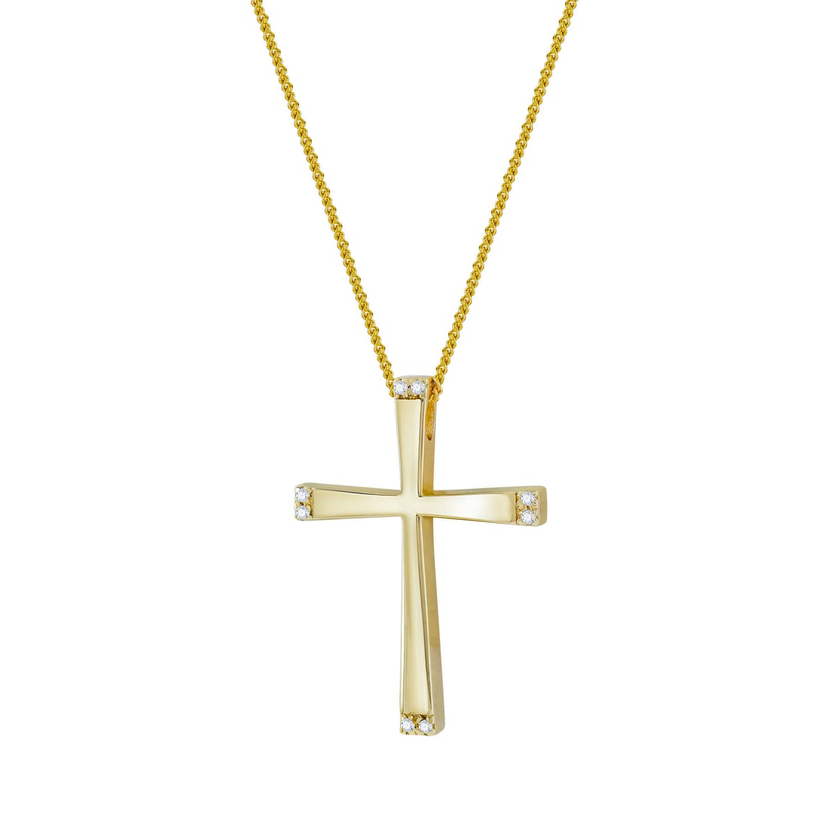 Girls' Baptism Crosses Gofas Gold