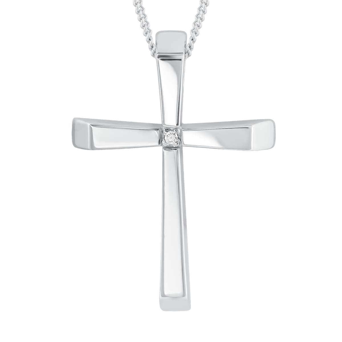 Girls' Baptism Crosses Gofas Silver