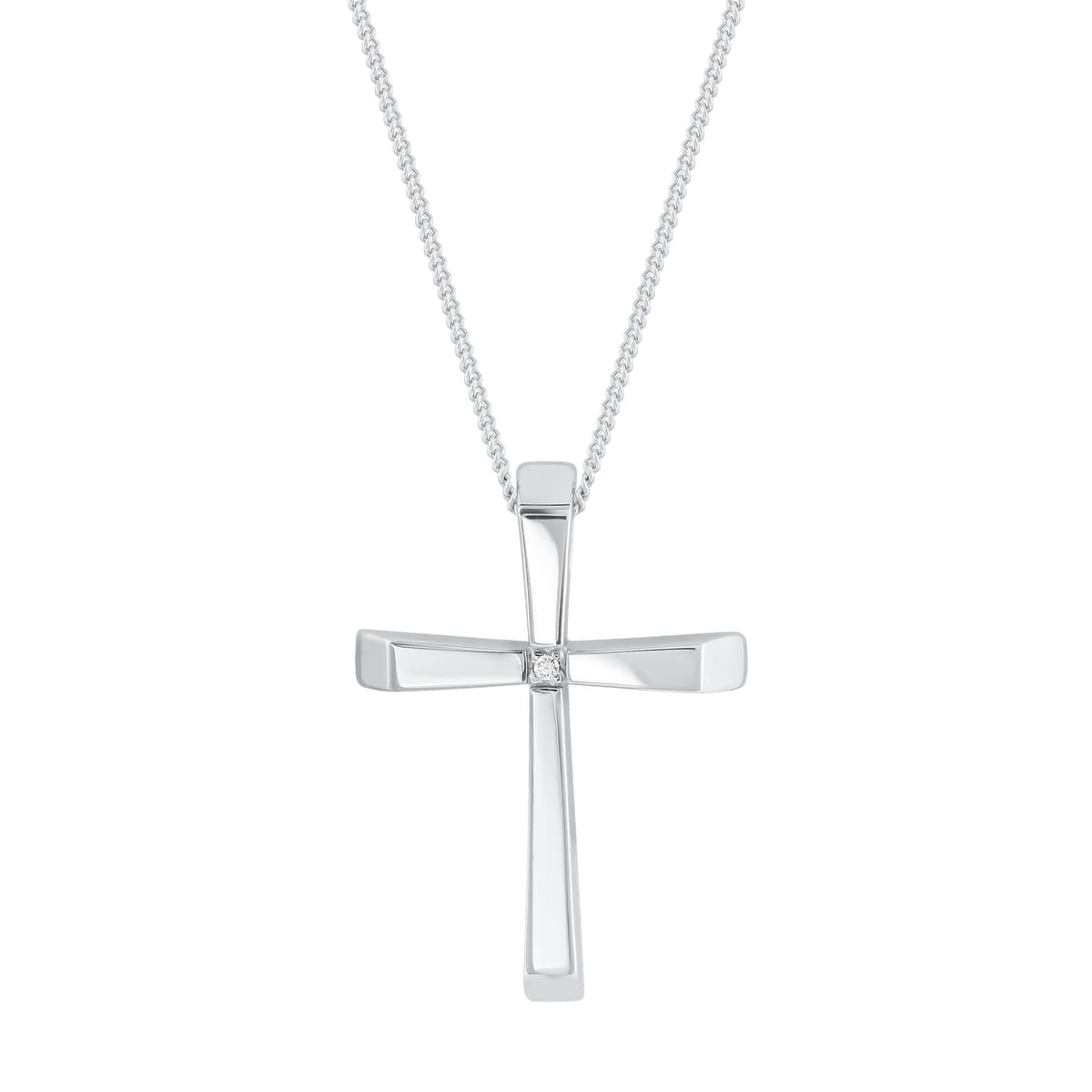 Girls' Baptism Crosses Gofas Silver