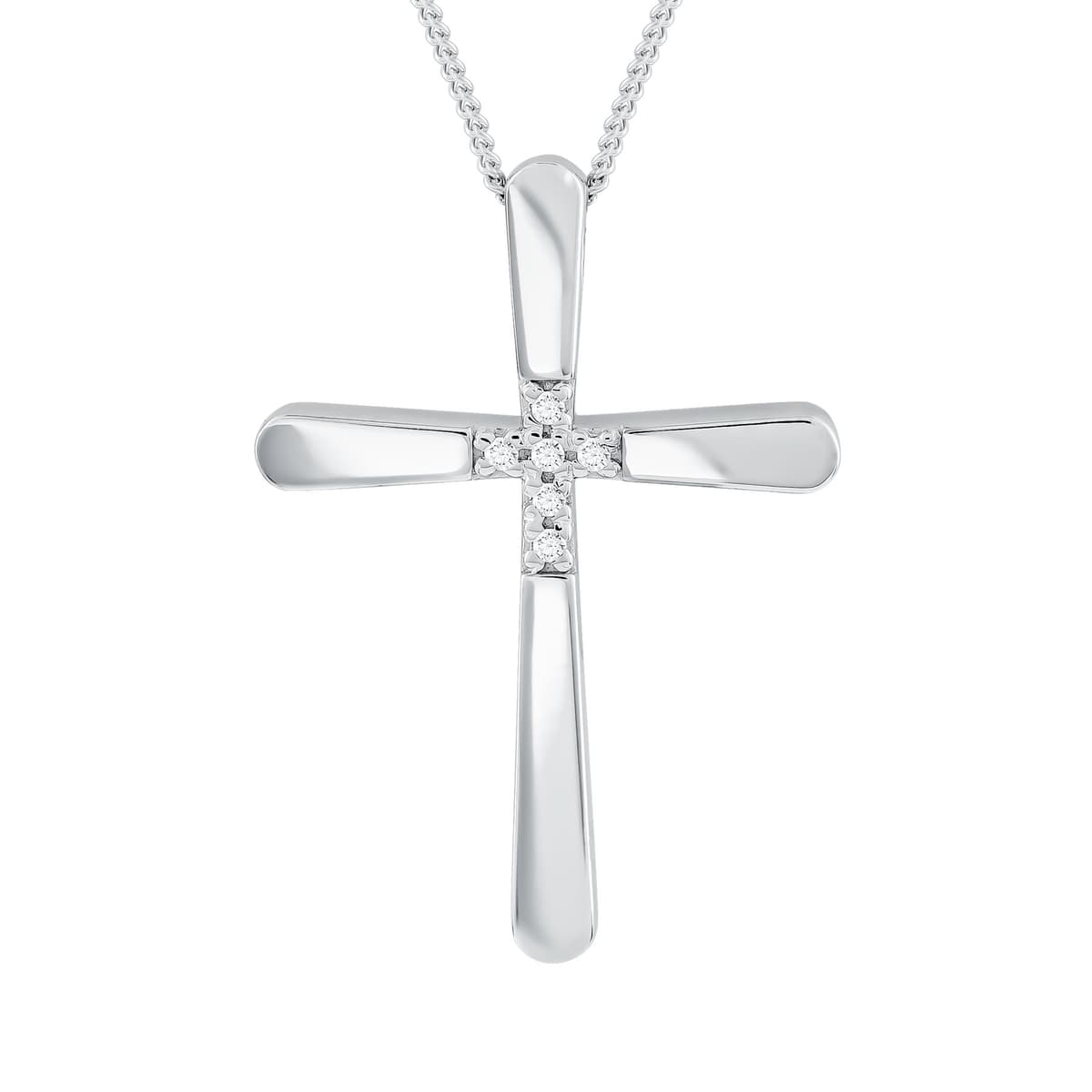 Girls' Baptism Crosses Gofas Silver