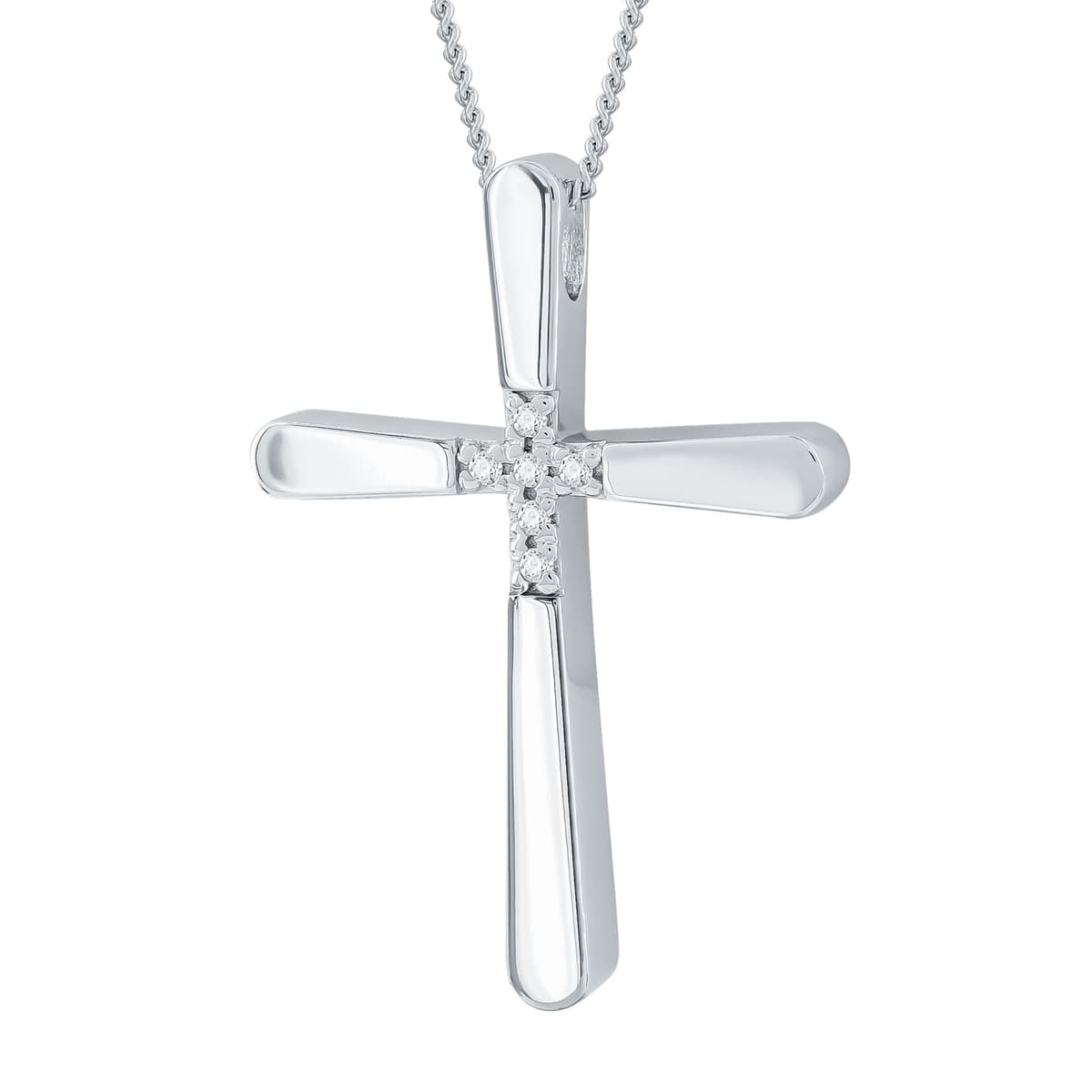 Girls' Baptism Crosses Gofas Silver