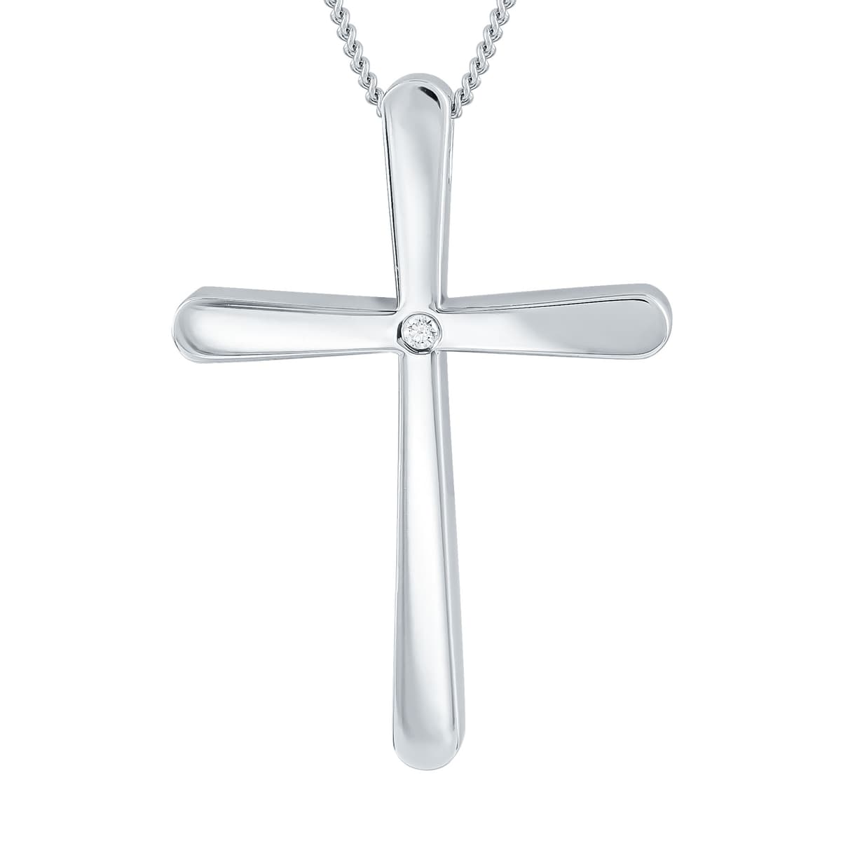 Girls' Baptism Crosses Gofas Silver