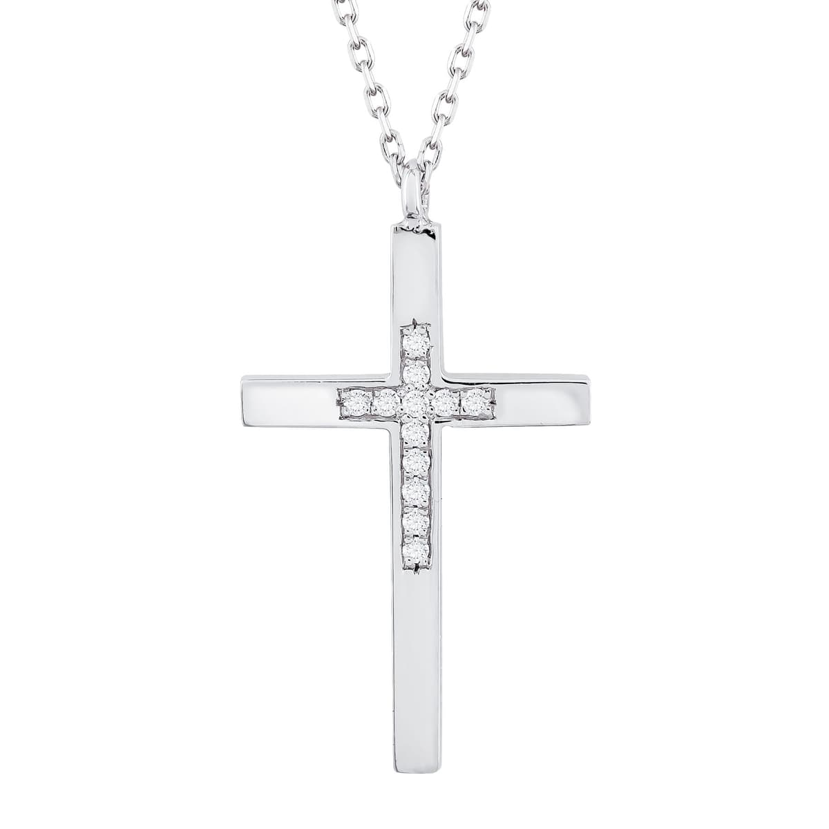 Girls' Baptism Crosses Gofas Silver