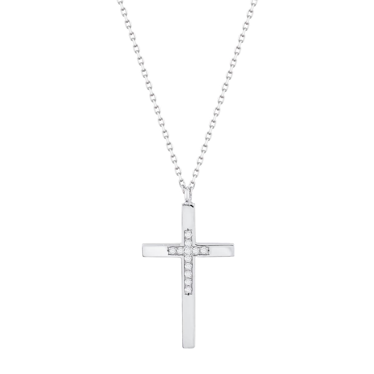 Girls' Baptism Crosses Gofas Silver