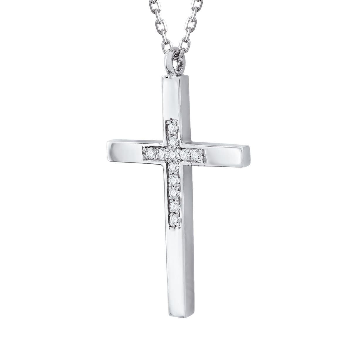 Girls' Baptism Crosses Gofas Silver