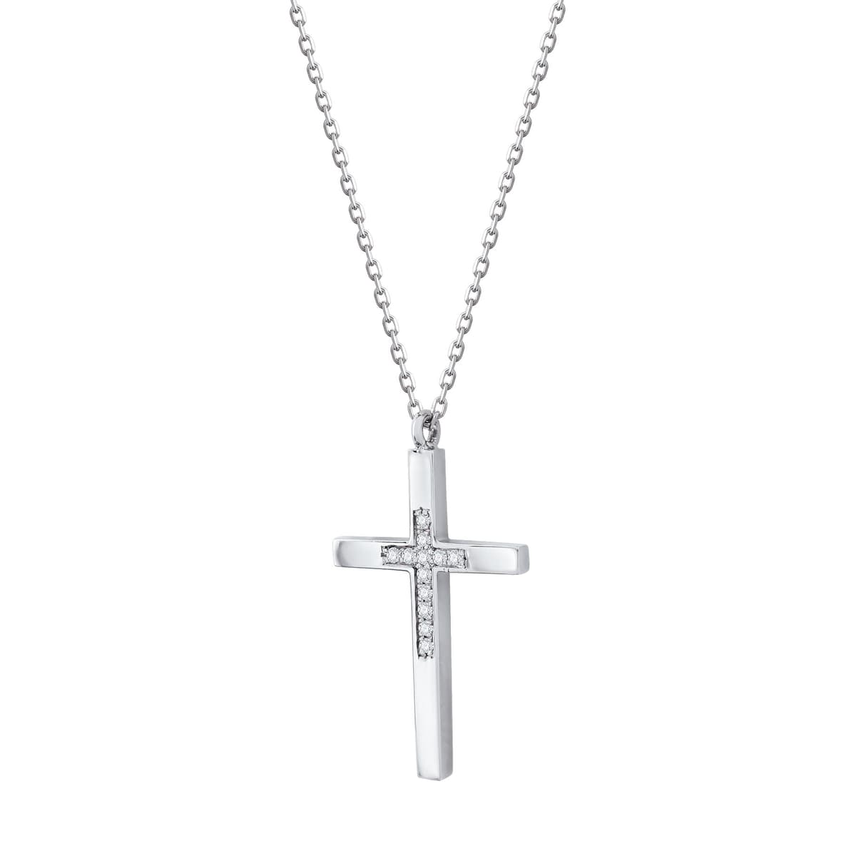 Girls' Baptism Crosses Gofas Silver