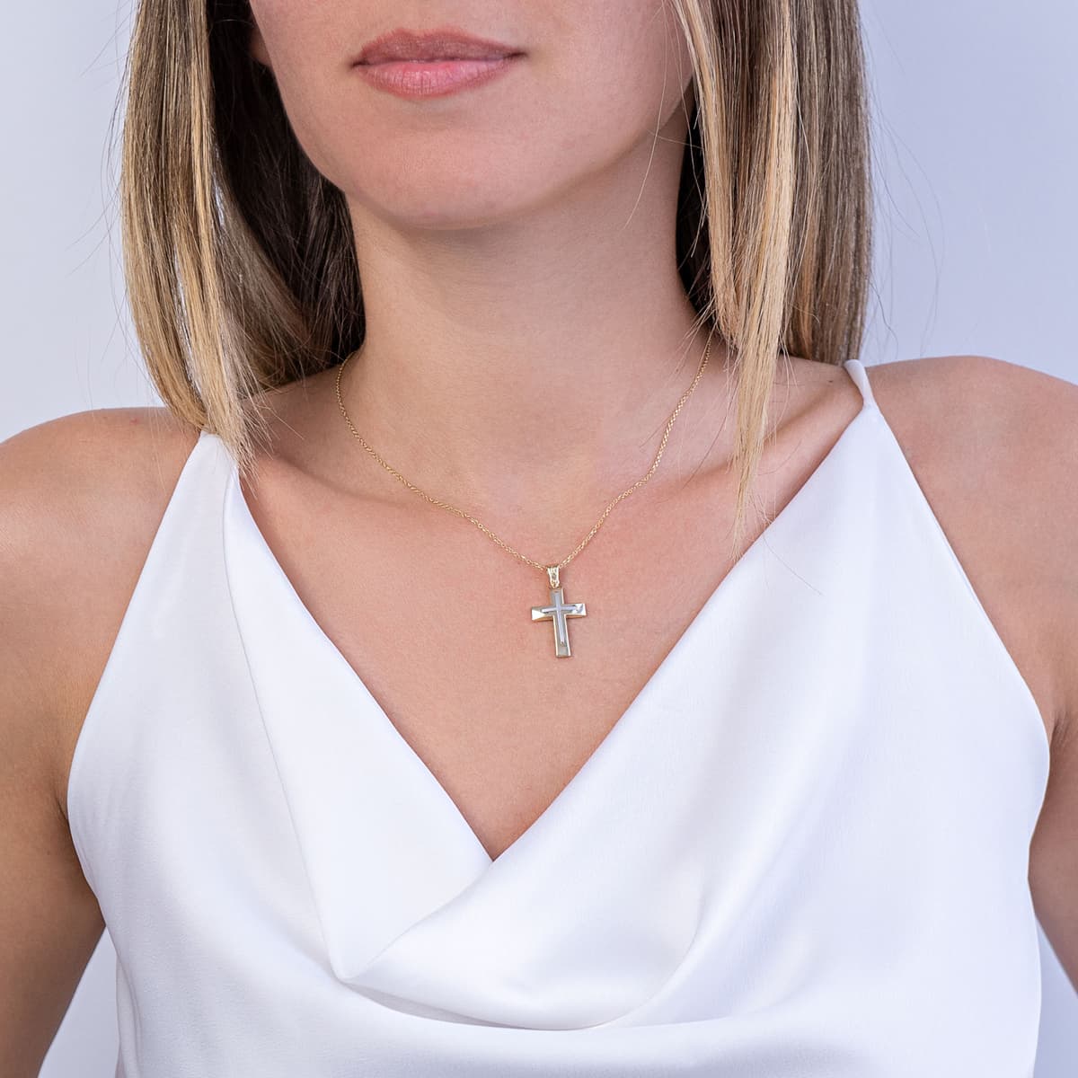 Boys' Baptism Crosses Gofas Gold