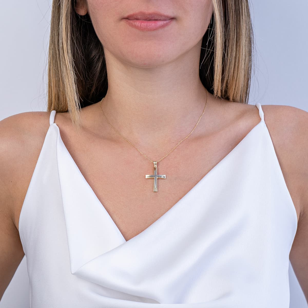 Boys' Baptism Crosses Gofas Gold