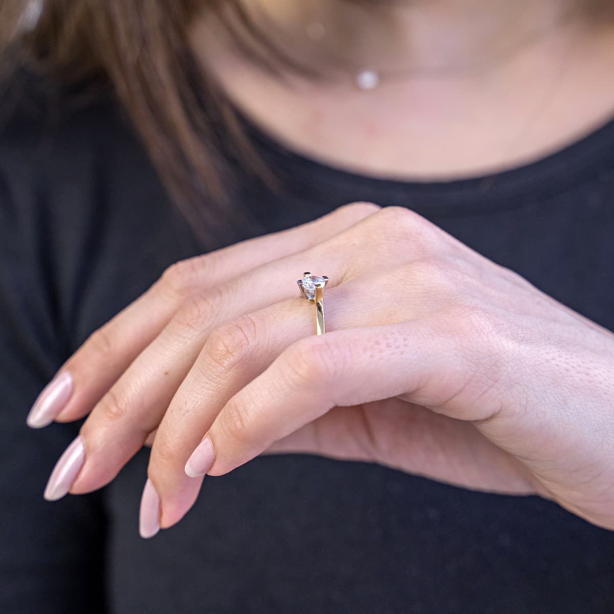 Women's Engagement Rings Gofas Gold