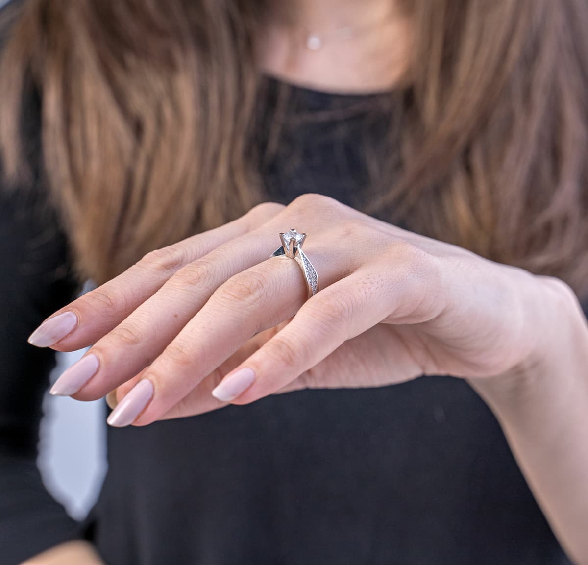 Women's Engagement Rings Gofas Silver