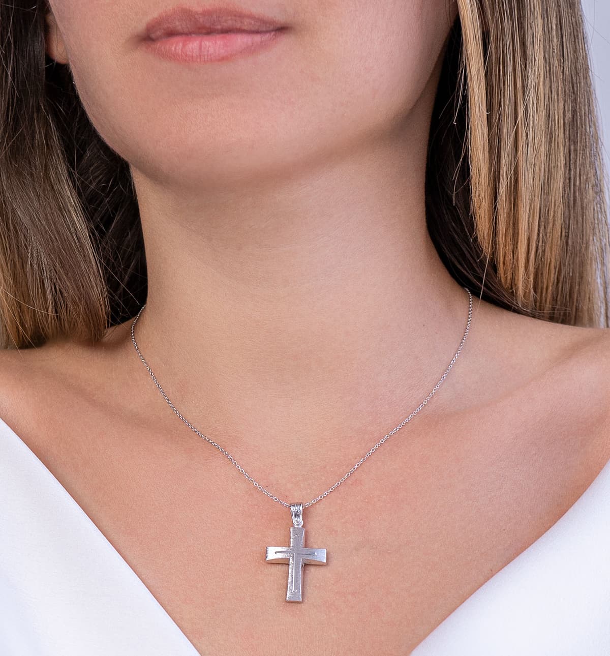 Boys' Baptism Crosses Gofas Silver