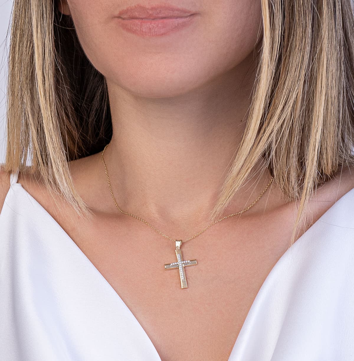 Boys' Baptism Crosses Gofas Gold