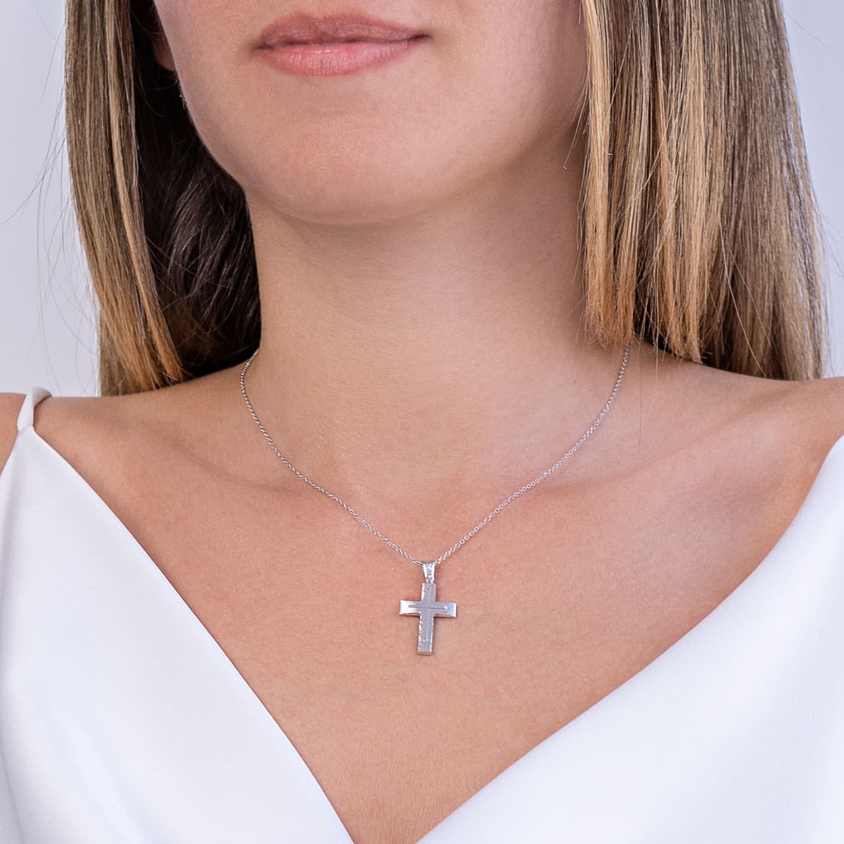 Boys' Baptism Crosses Gofas Silver