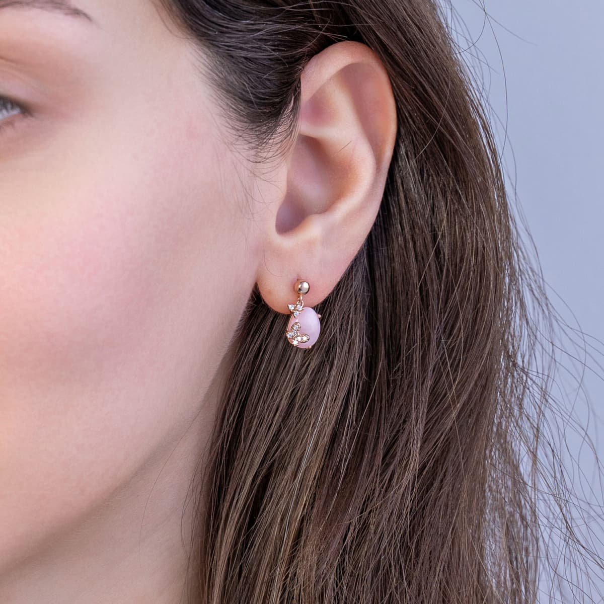 Women's Earrings Gofas Rose Gold