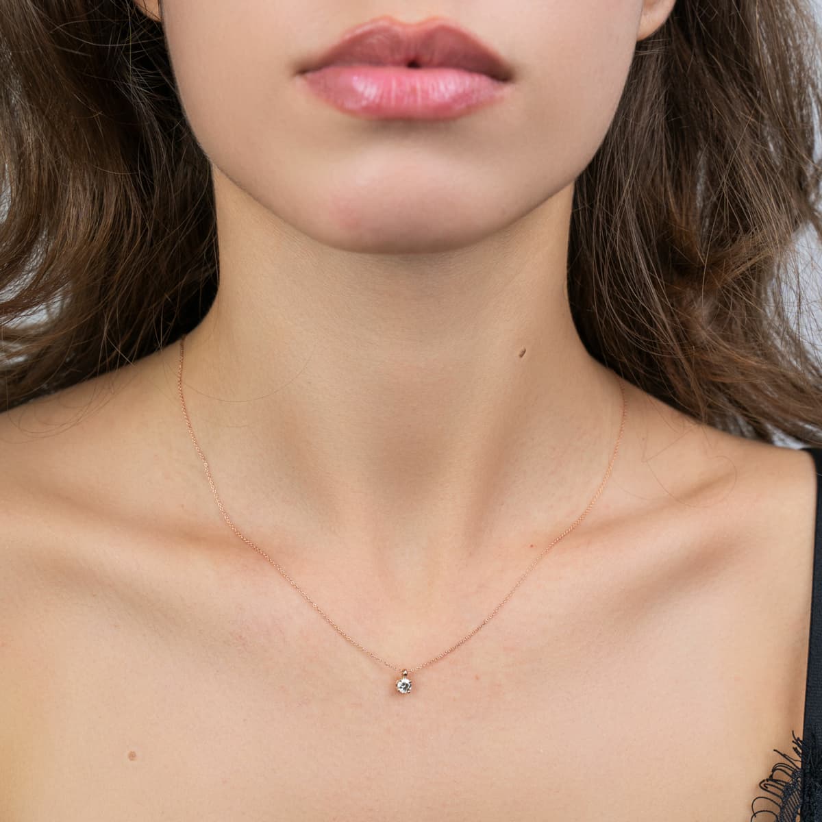 Women's Necklaces Gofas Rose Gold