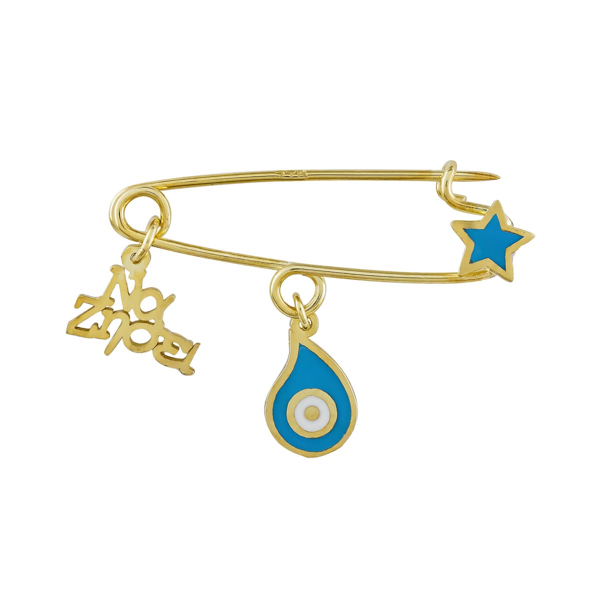 Παραμάνα Για Νεογέννητο Από Κίτρινο Χρυσό 9 Καρατίων PR602