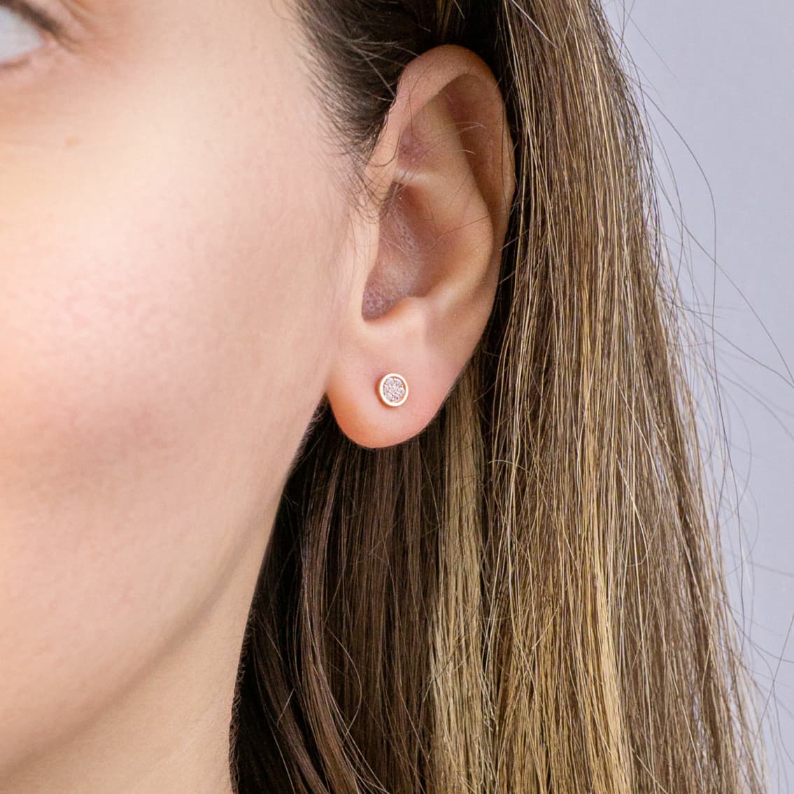 Women's Earrings Gofas Rose Gold