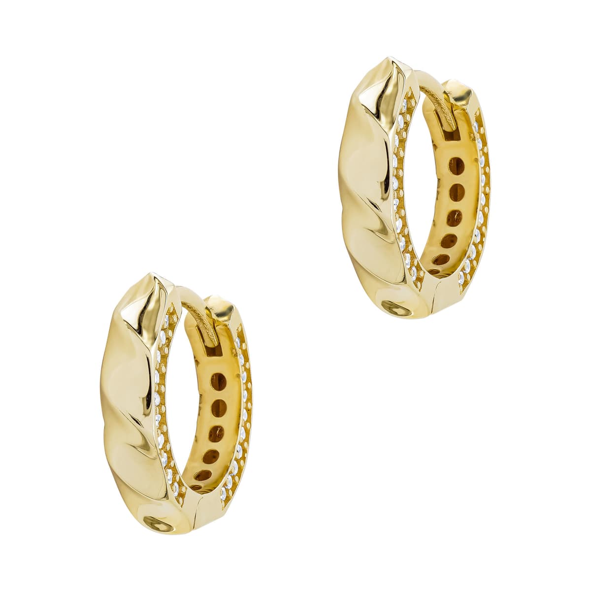 Women's Hoop Earrings Gofas Gold