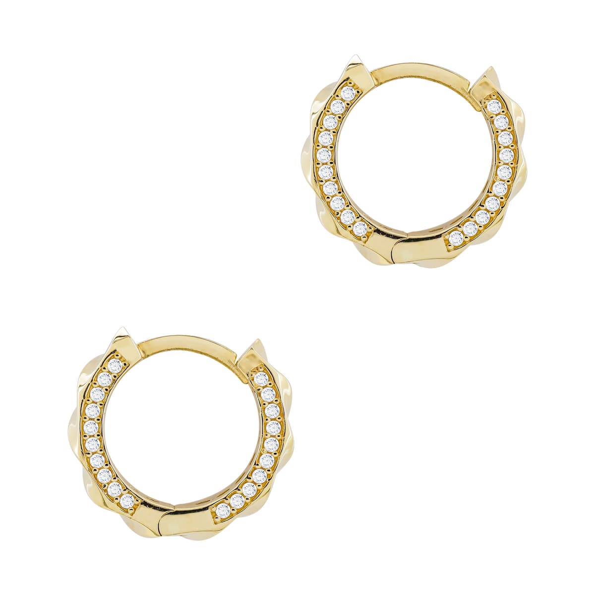 Women's Hoop Earrings Gofas Gold