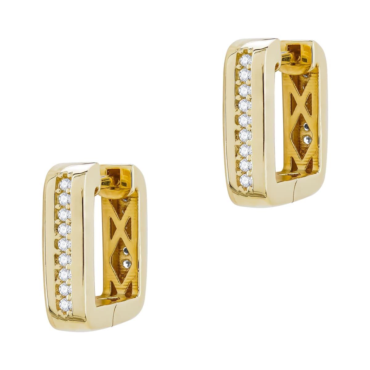 Women's Hoop Earrings Gofas Gold