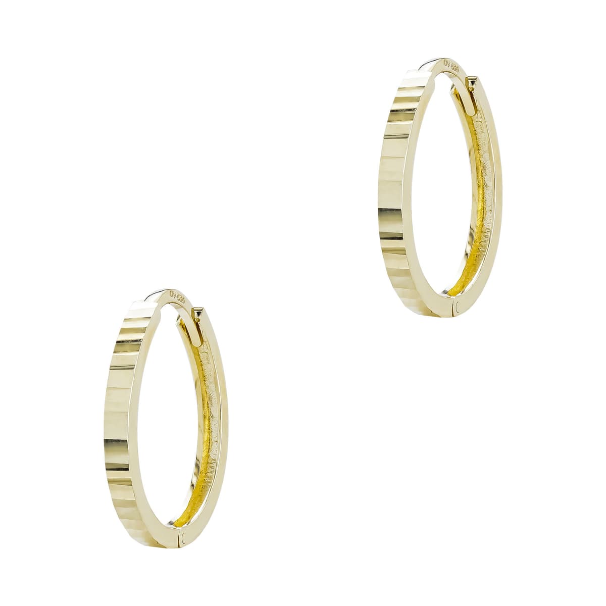 Women's Hoop Earrings Gofas Gold