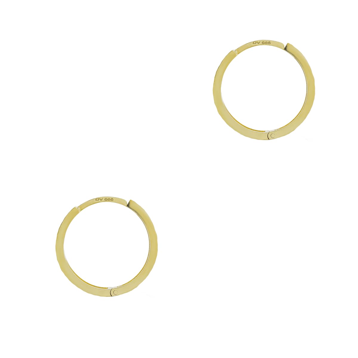 Women's Hoop Earrings Gofas Gold