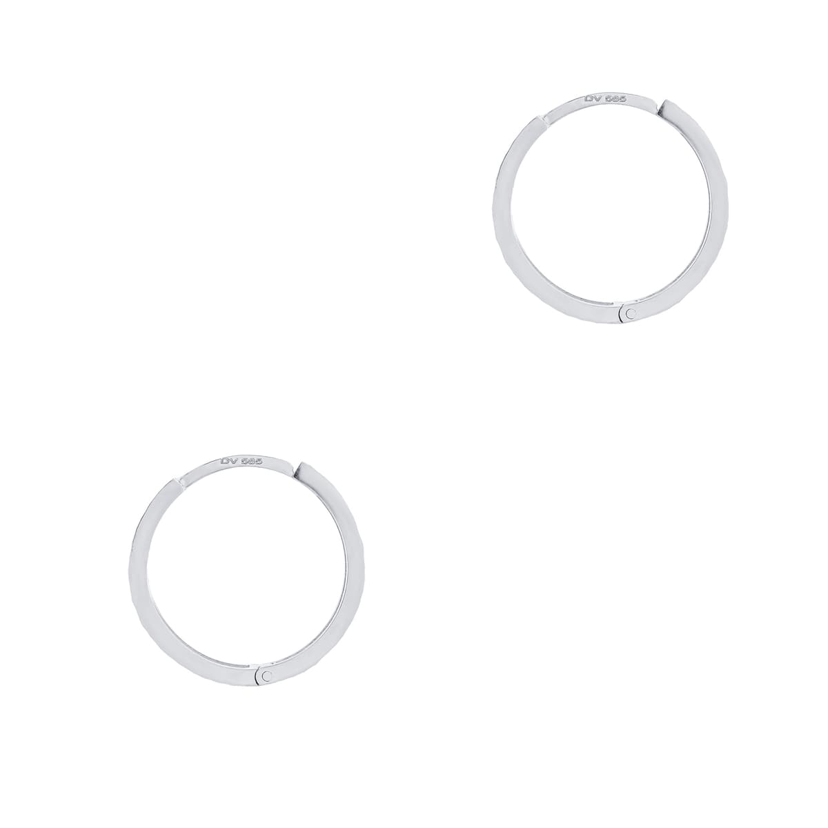 Women's Hoop Earrings Gofas Silver