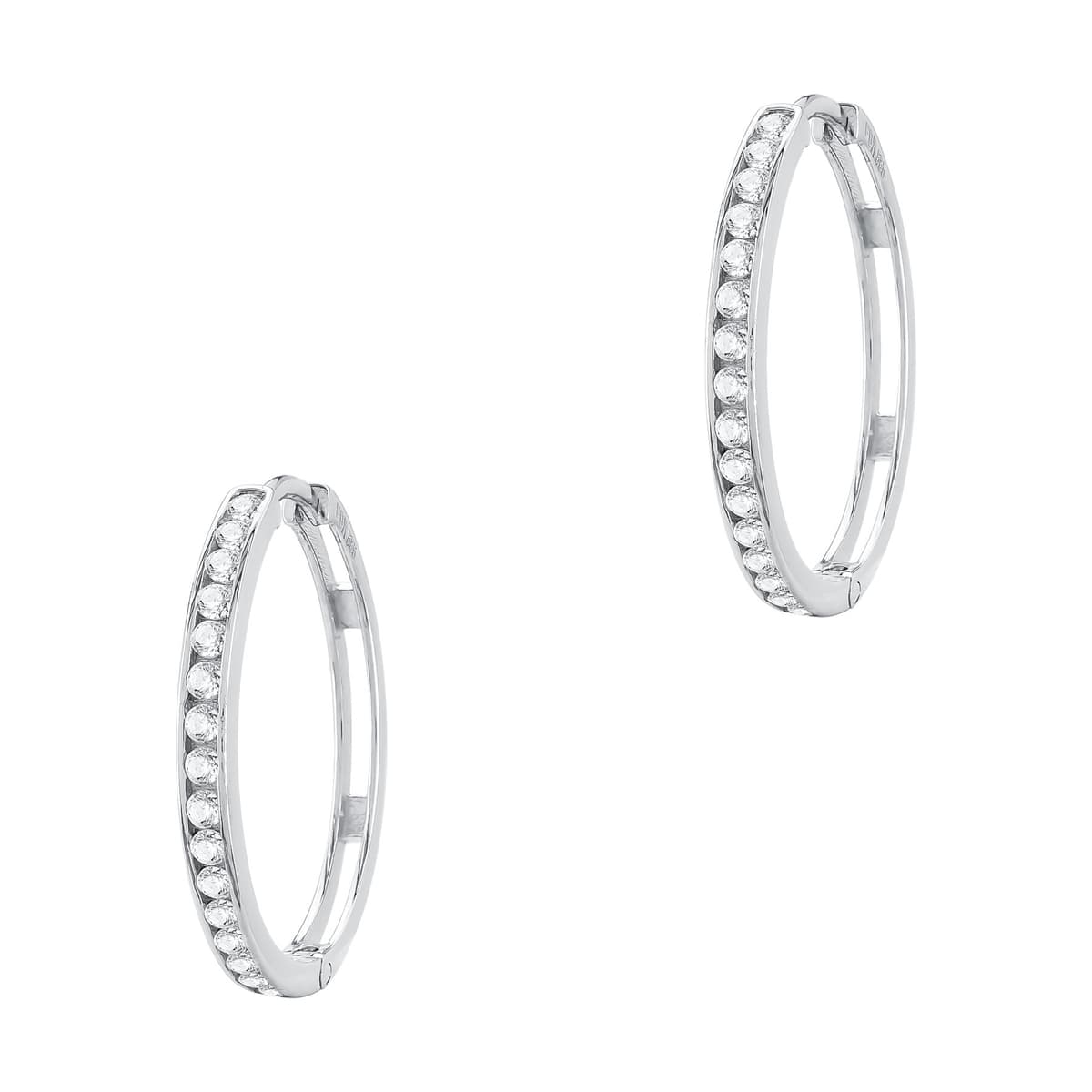 Women's Hoop Earrings Gofas Silver