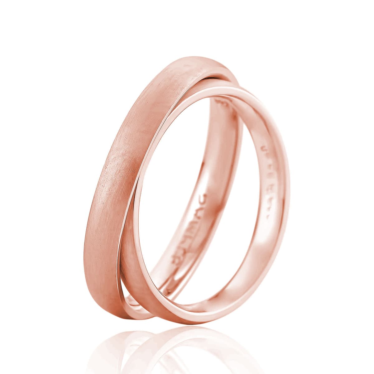 Men's Rings FACADORO Rose Gold