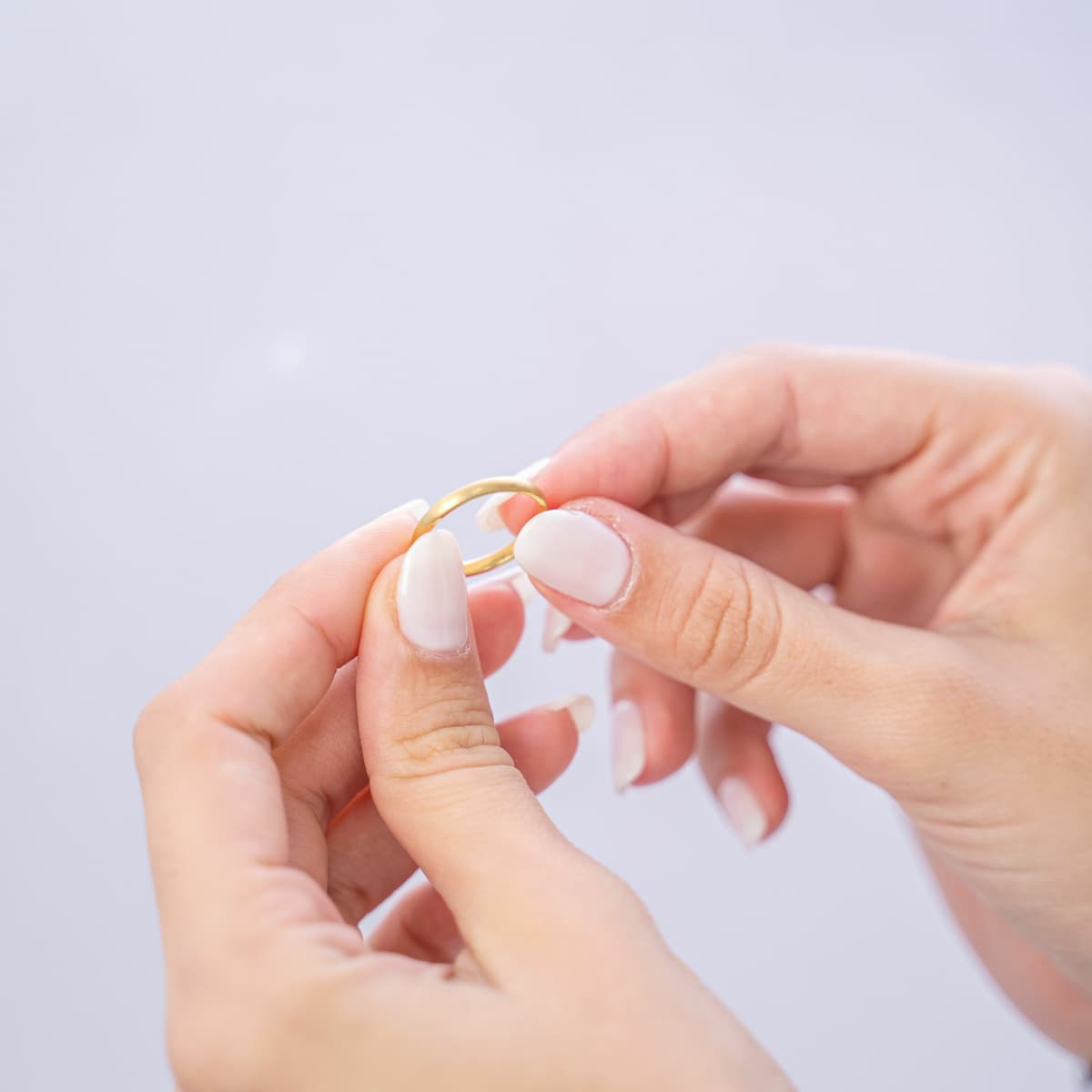 Women's Wedding Bands FACADORO Silver