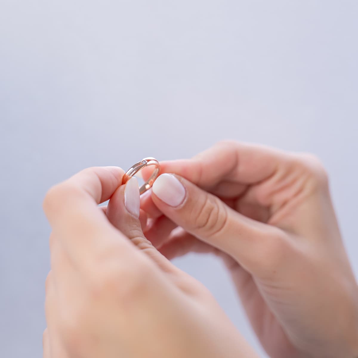 Women's Wedding Bands FACADORO Gold