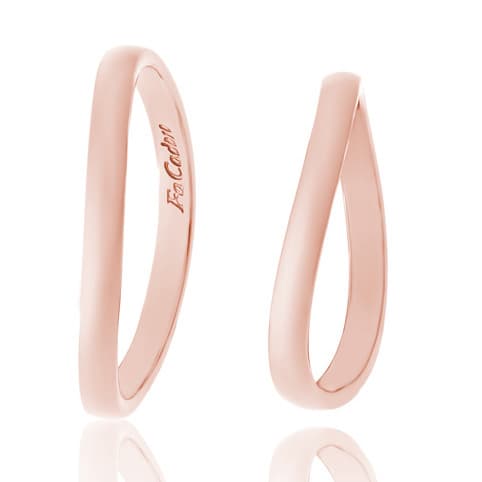 Men's Rings FACADORO Rose Gold