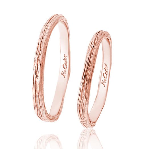 Men's Rings FACADORO Rose Gold