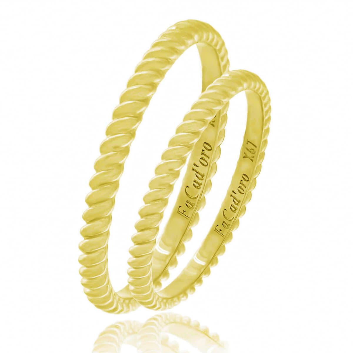 Men's Rings FACADORO Gold