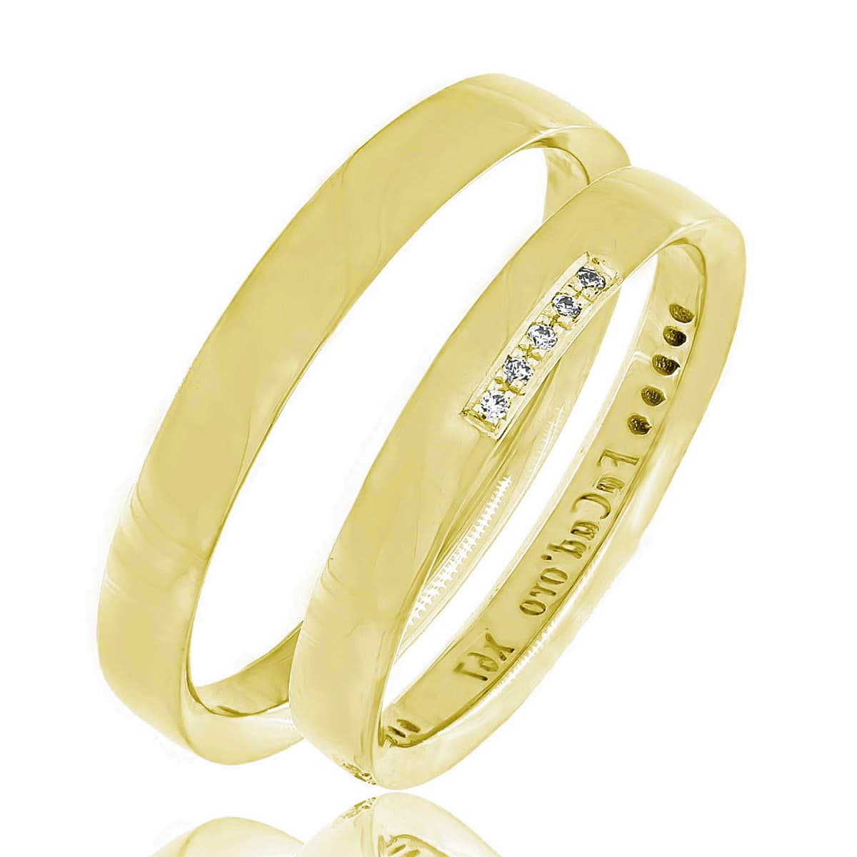 Men's Rings FACADORO Gold