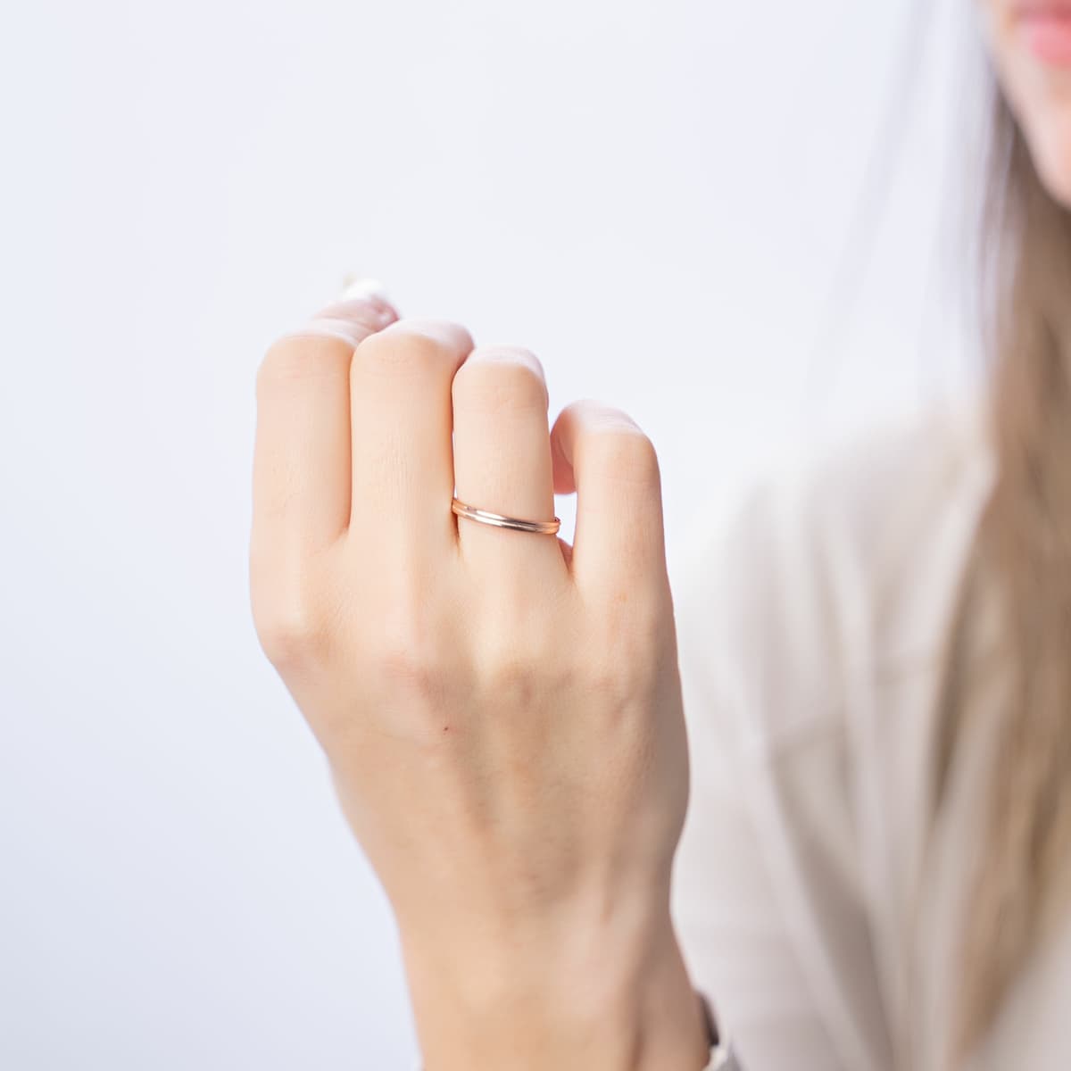 Women's Wedding Bands FACADORO Silver