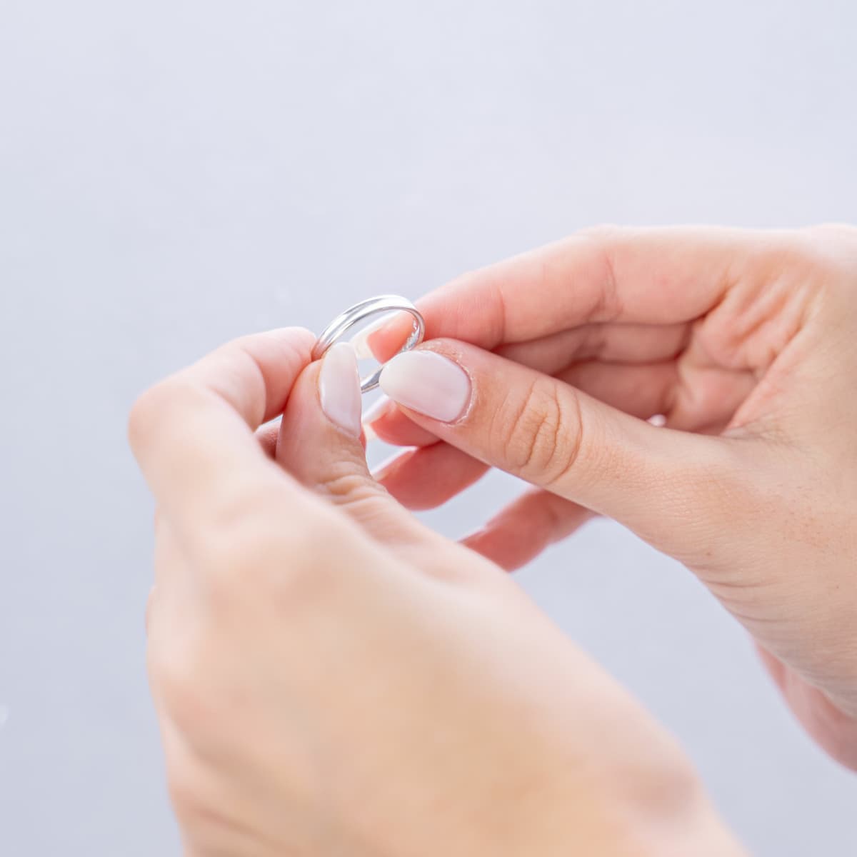 Women's Wedding Bands FACADORO Silver