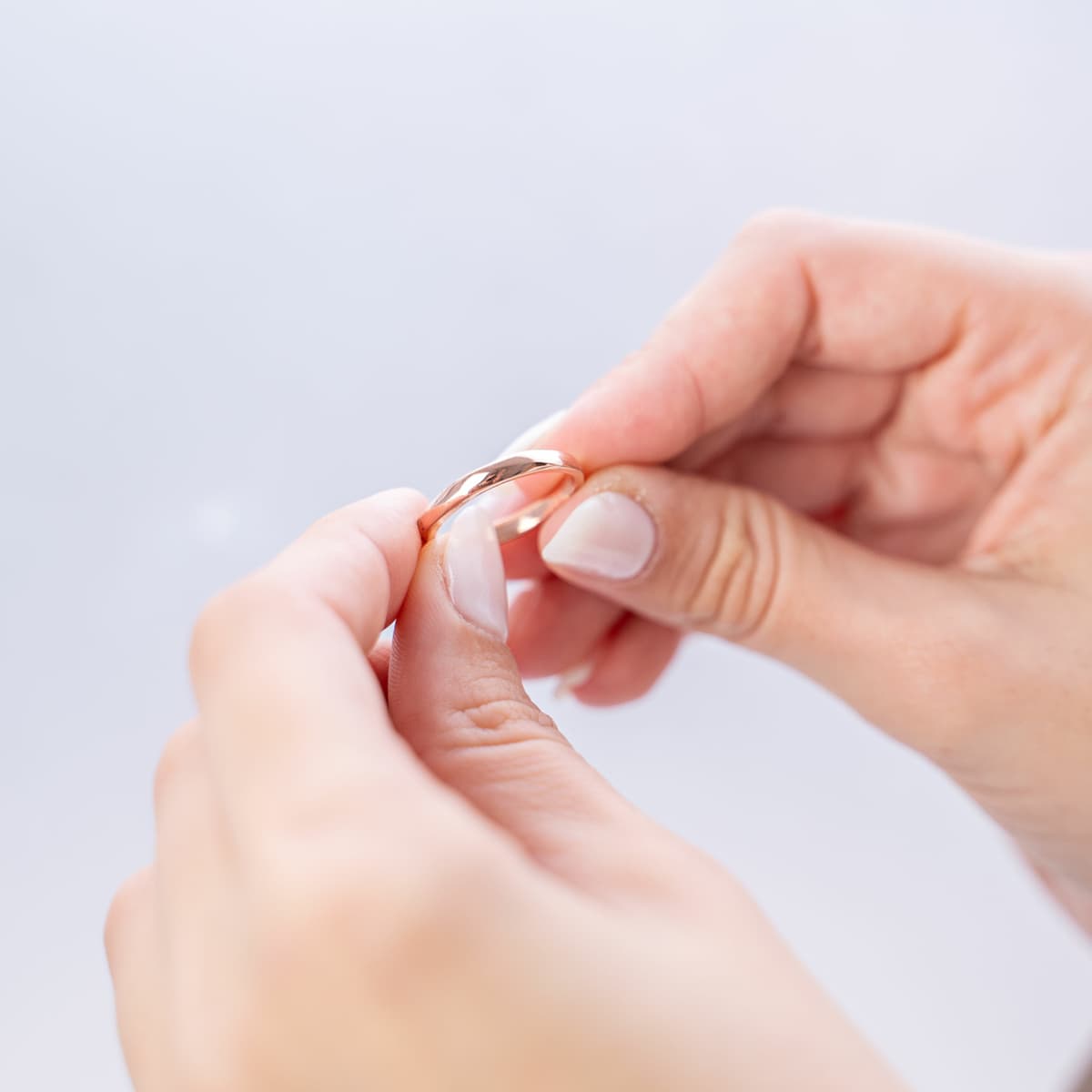 Women's Wedding Bands FACADORO Gold