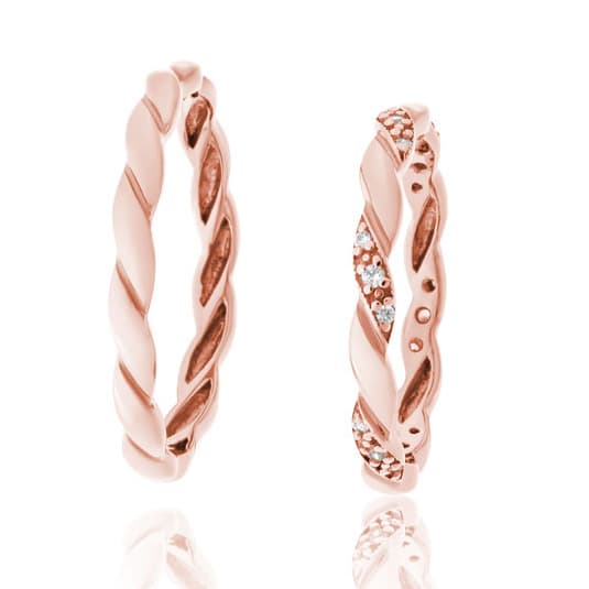 Men's Rings FACADORO Rose Gold