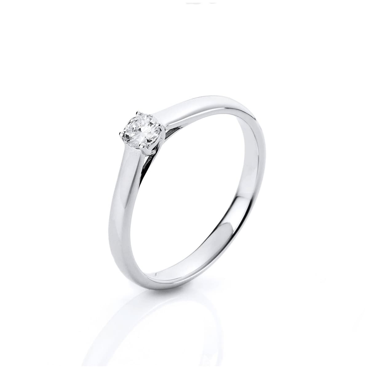 Women's Engagement Rings Diamond Group Silver